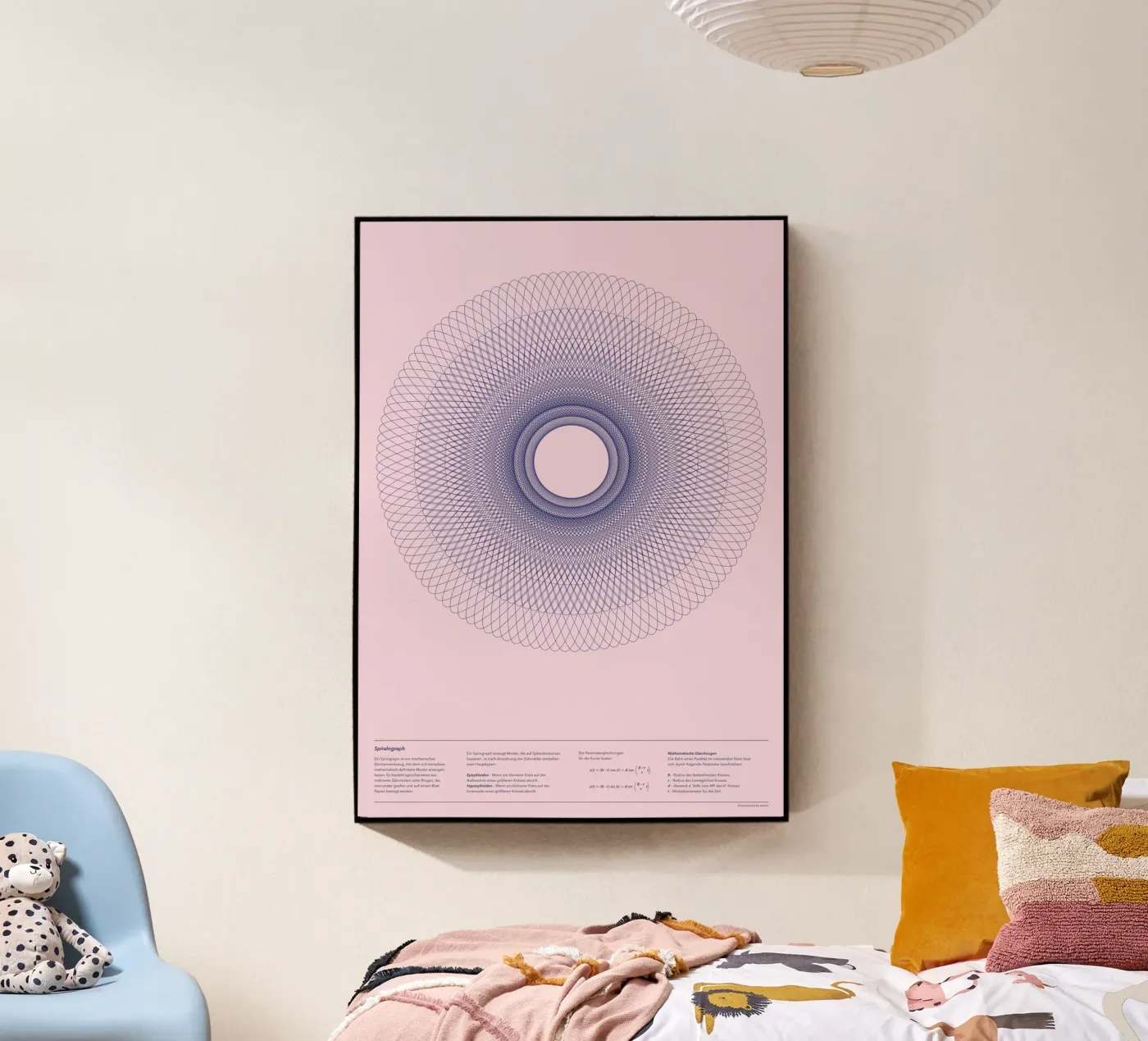 Spirograph Series - B02 acrylic glass by zimmerkunst