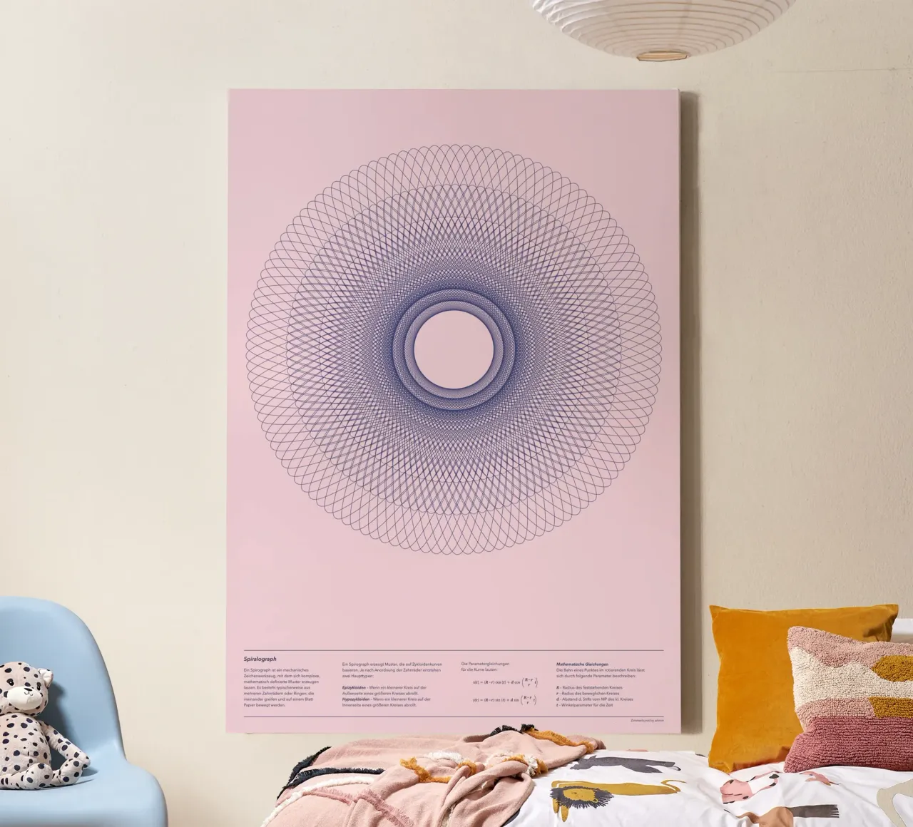 Spirograph Series - B02 tela da zimmerkunst