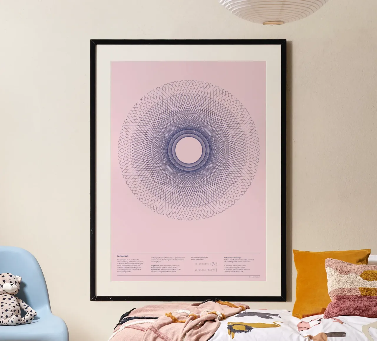 Spirograph Series - B02 poster da zimmerkunst