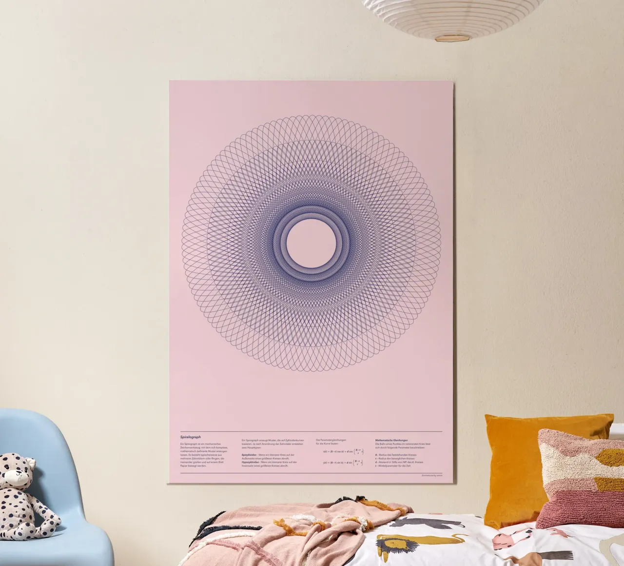 Spirograph Series - B02 poster da zimmerkunst