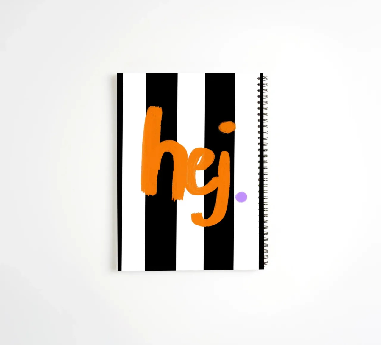 hej stripes notitieboek met spiraal van Hej Ibiza by Ute Arnold