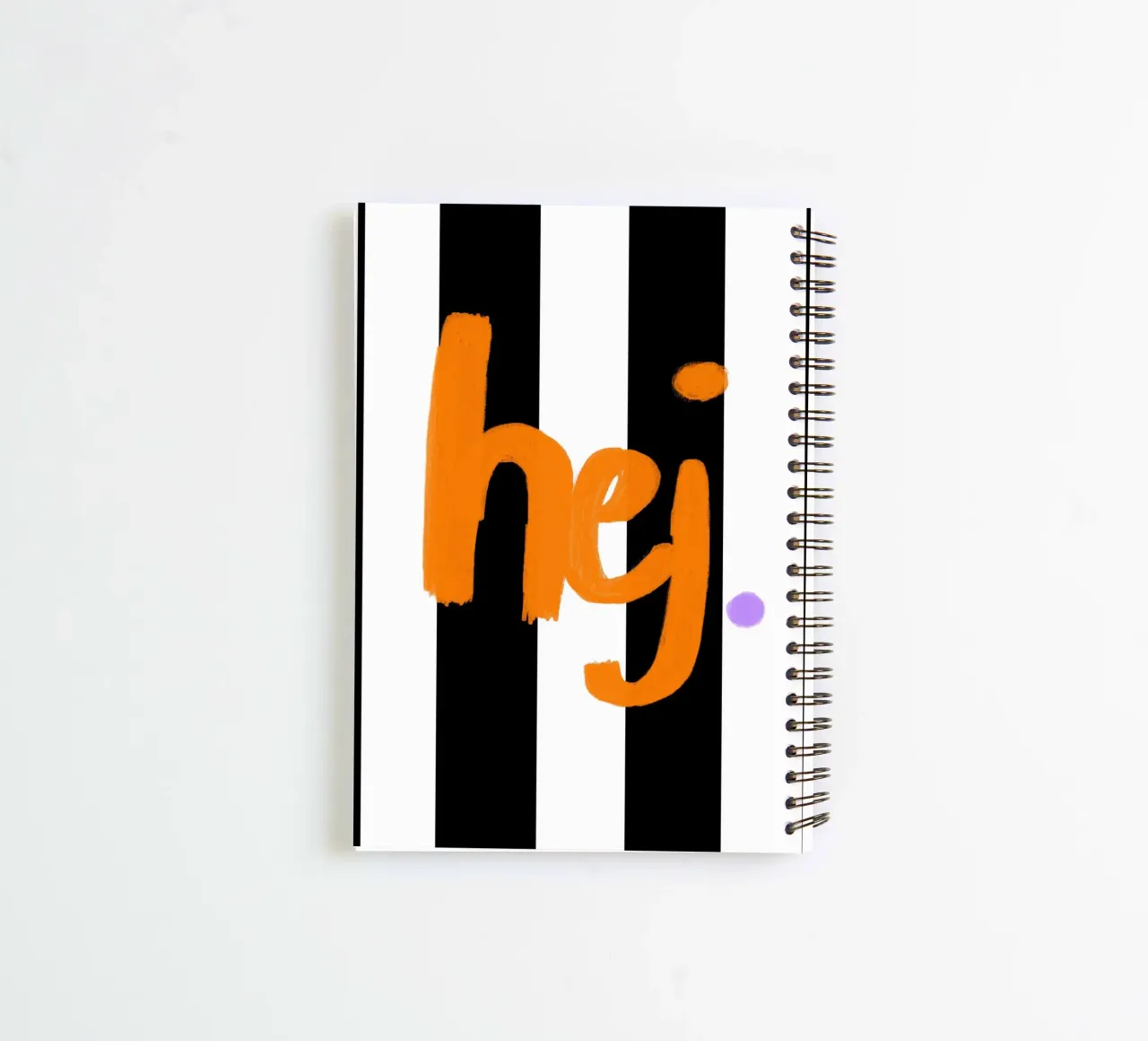 hej stripes notitieboek met spiraal van Hej Ibiza by Ute Arnold