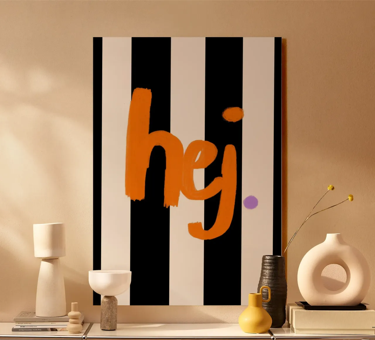 hej stripes forex-plaat van Hej Ibiza by Ute Arnold