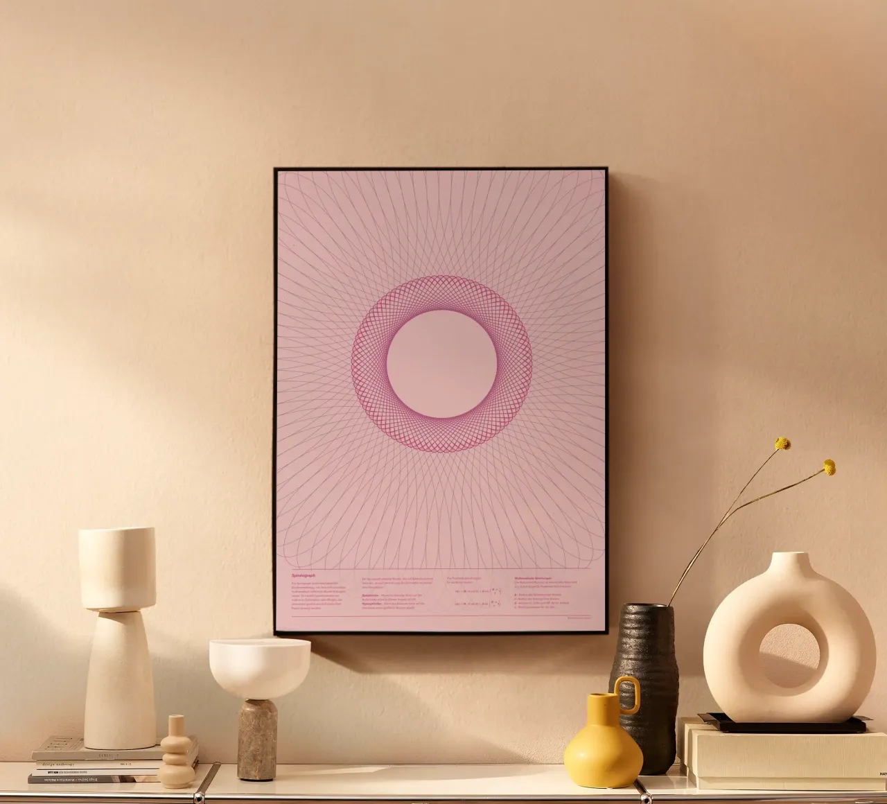 Spirograph Series - B03 alluminio dibond da zimmerkunst