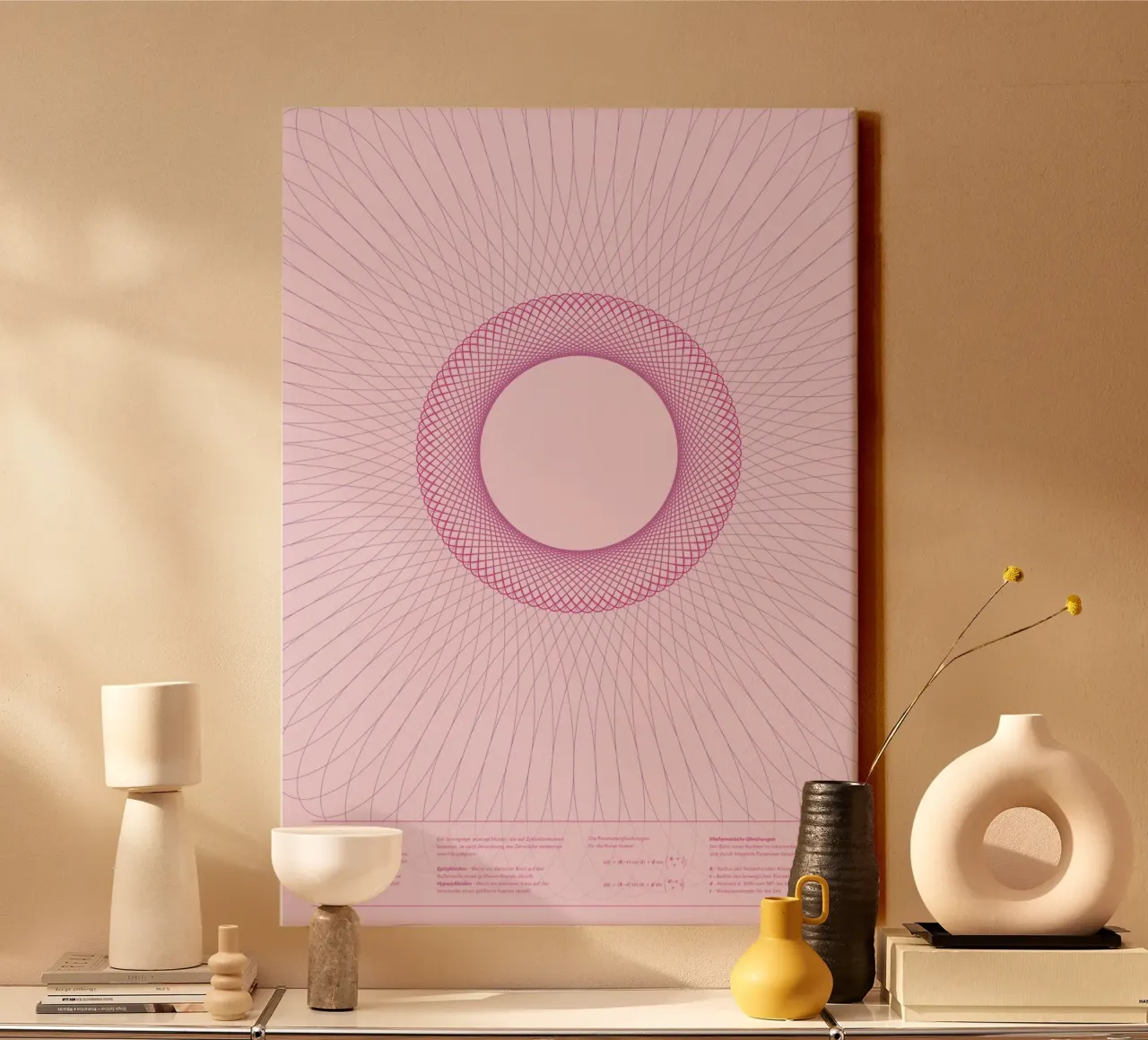 Spirograph Series - B03 lienzo de zimmerkunst