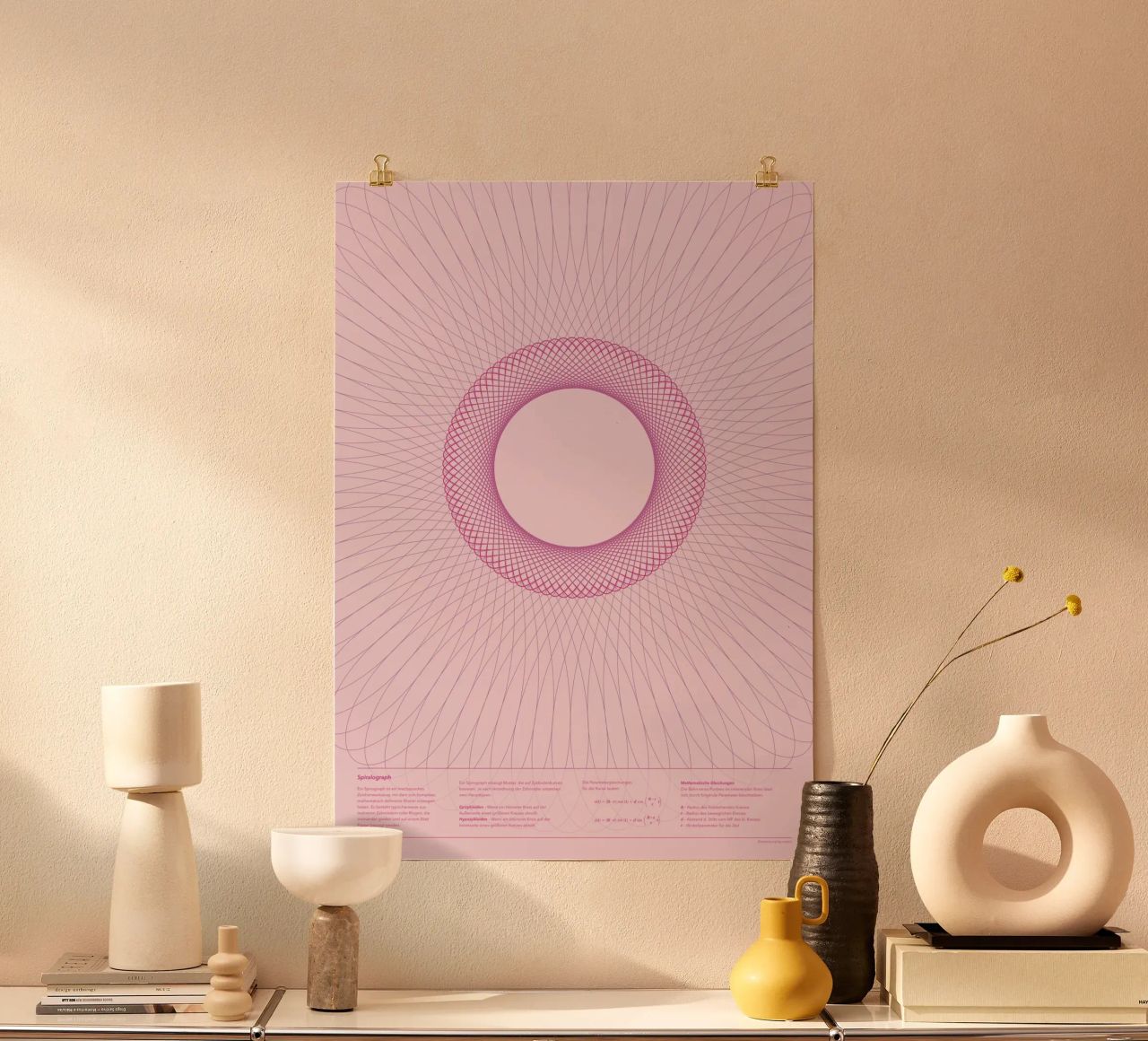Spirograph Series - B03 carta hahnemühle da zimmerkunst