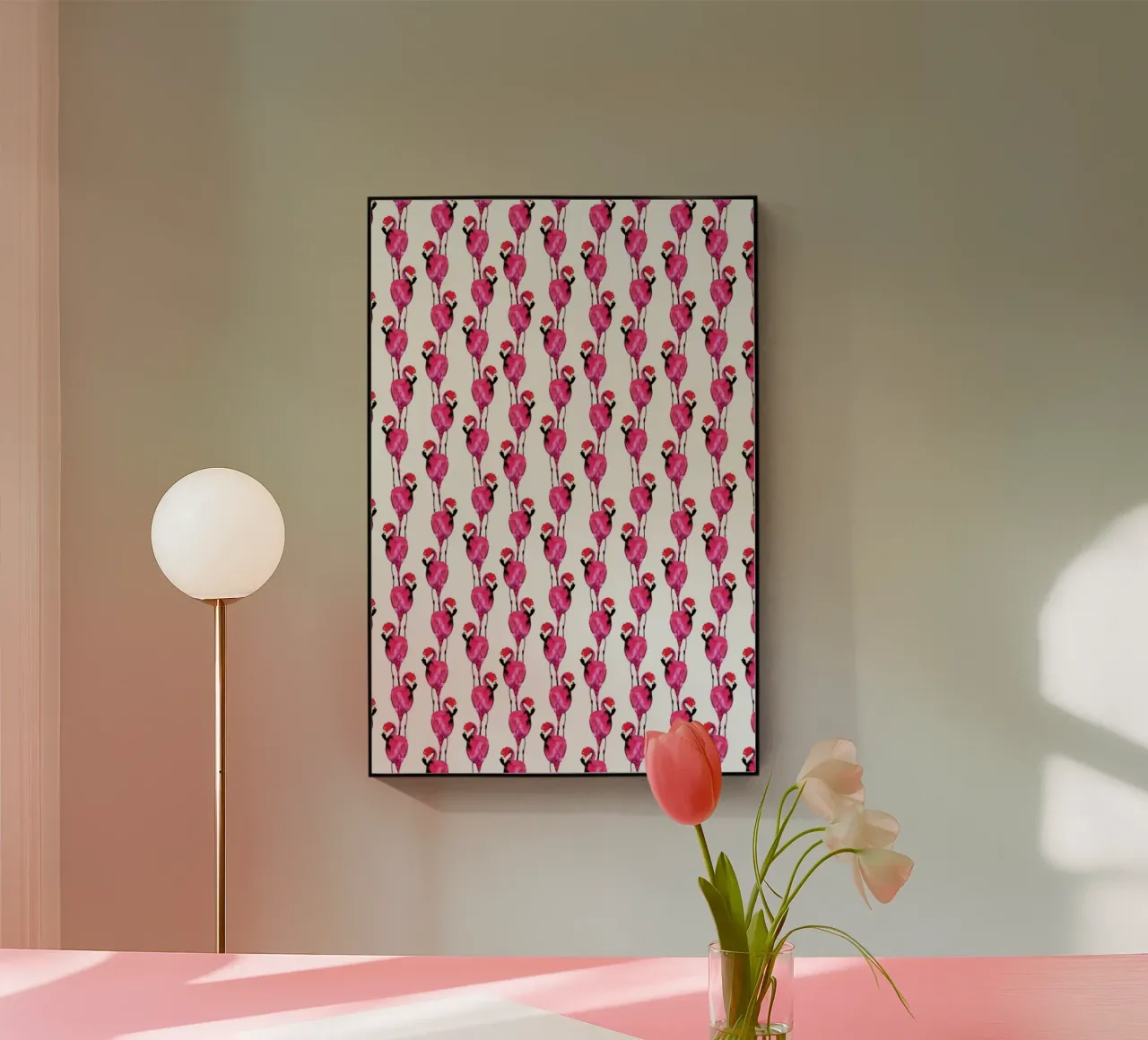 Flamingo II plexiglass da Amy Sia