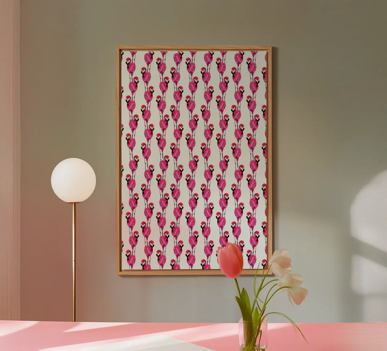 Flamingo II alluminio dibond da Amy Sia