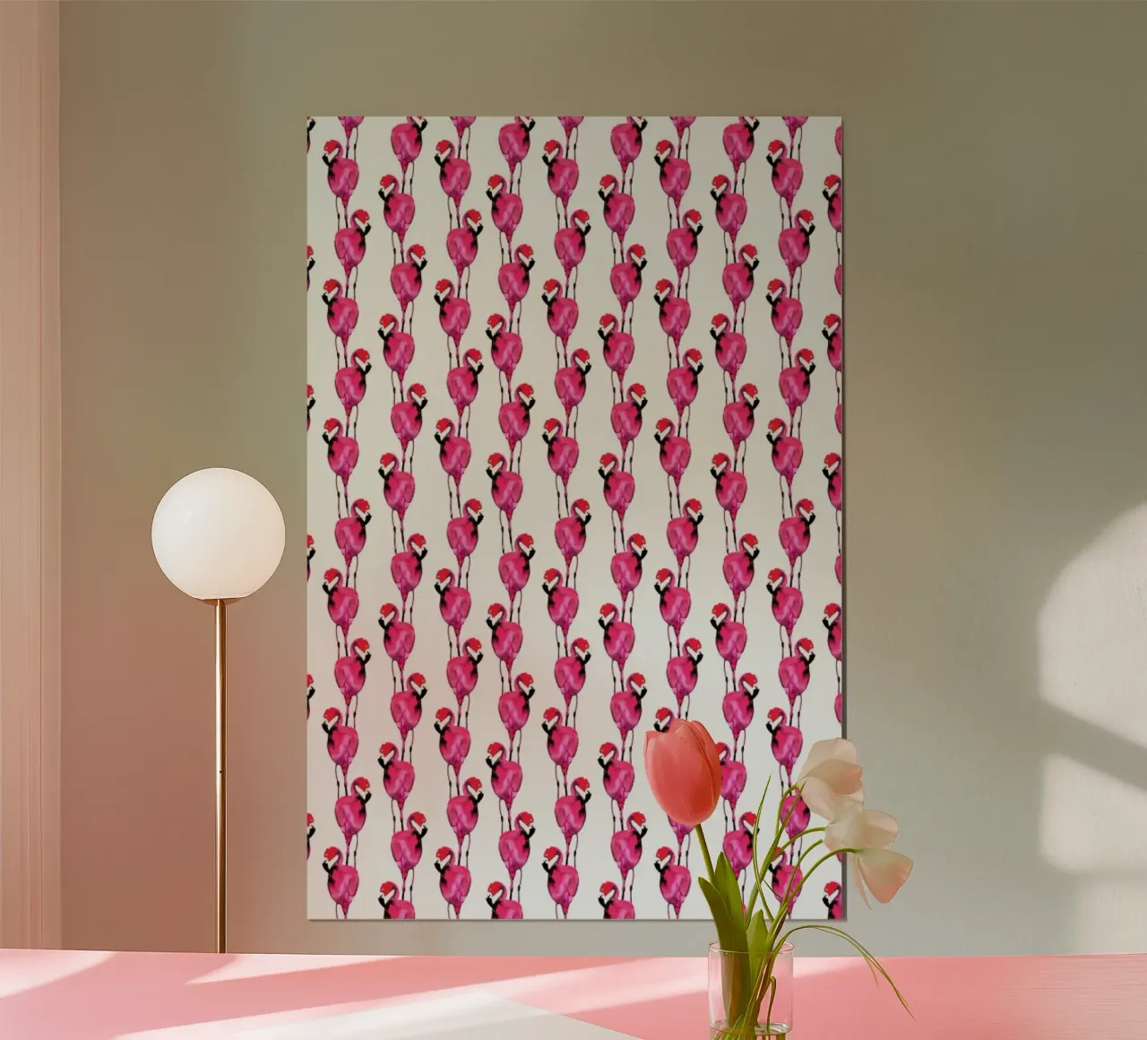 Flamingo II poster da Amy Sia