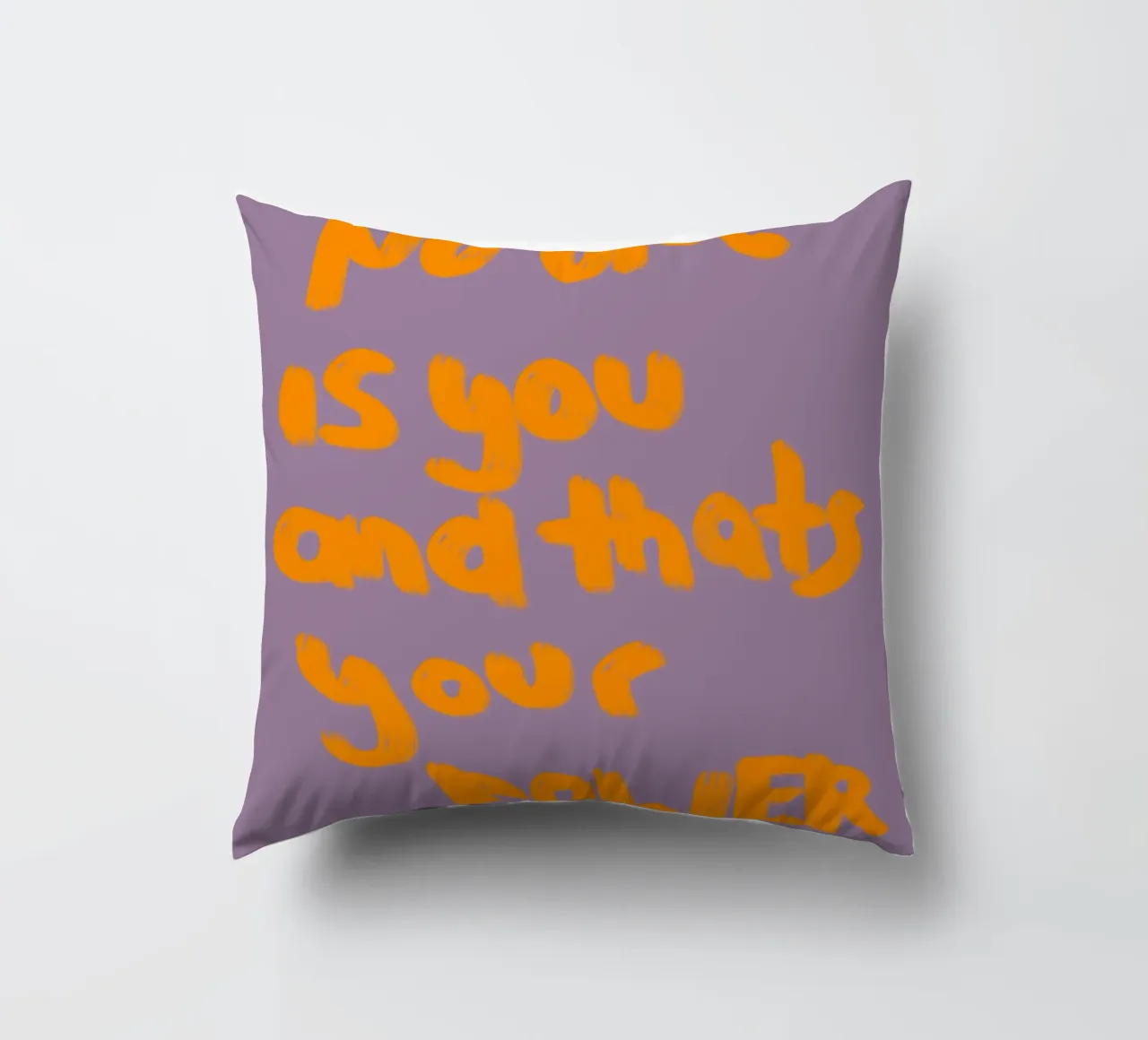 No one is you and that's your power cuscino da Hej Ibiza by Ute Arnold