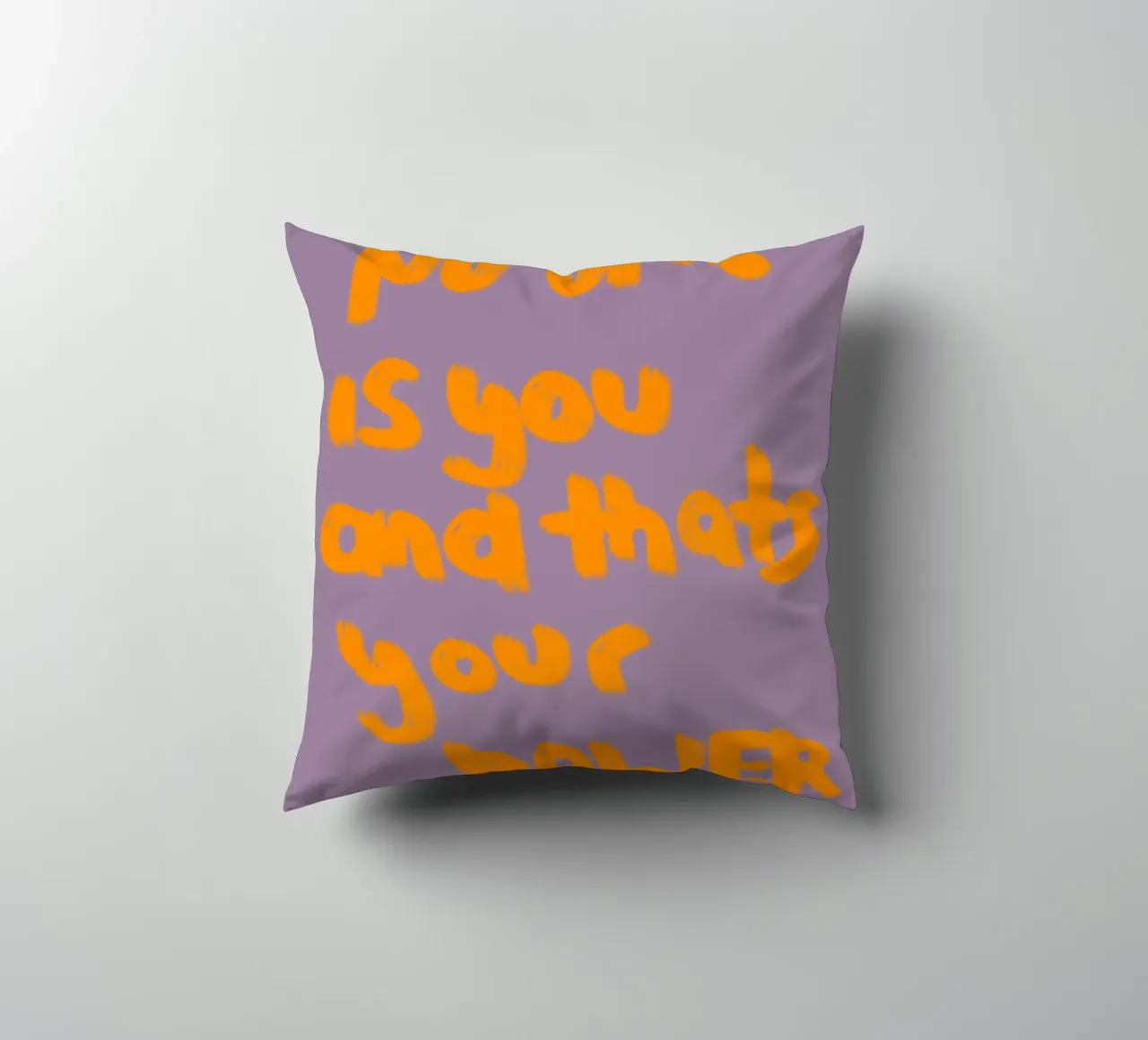 No one is you and that's your power cuscino da Hej Ibiza by Ute Arnold