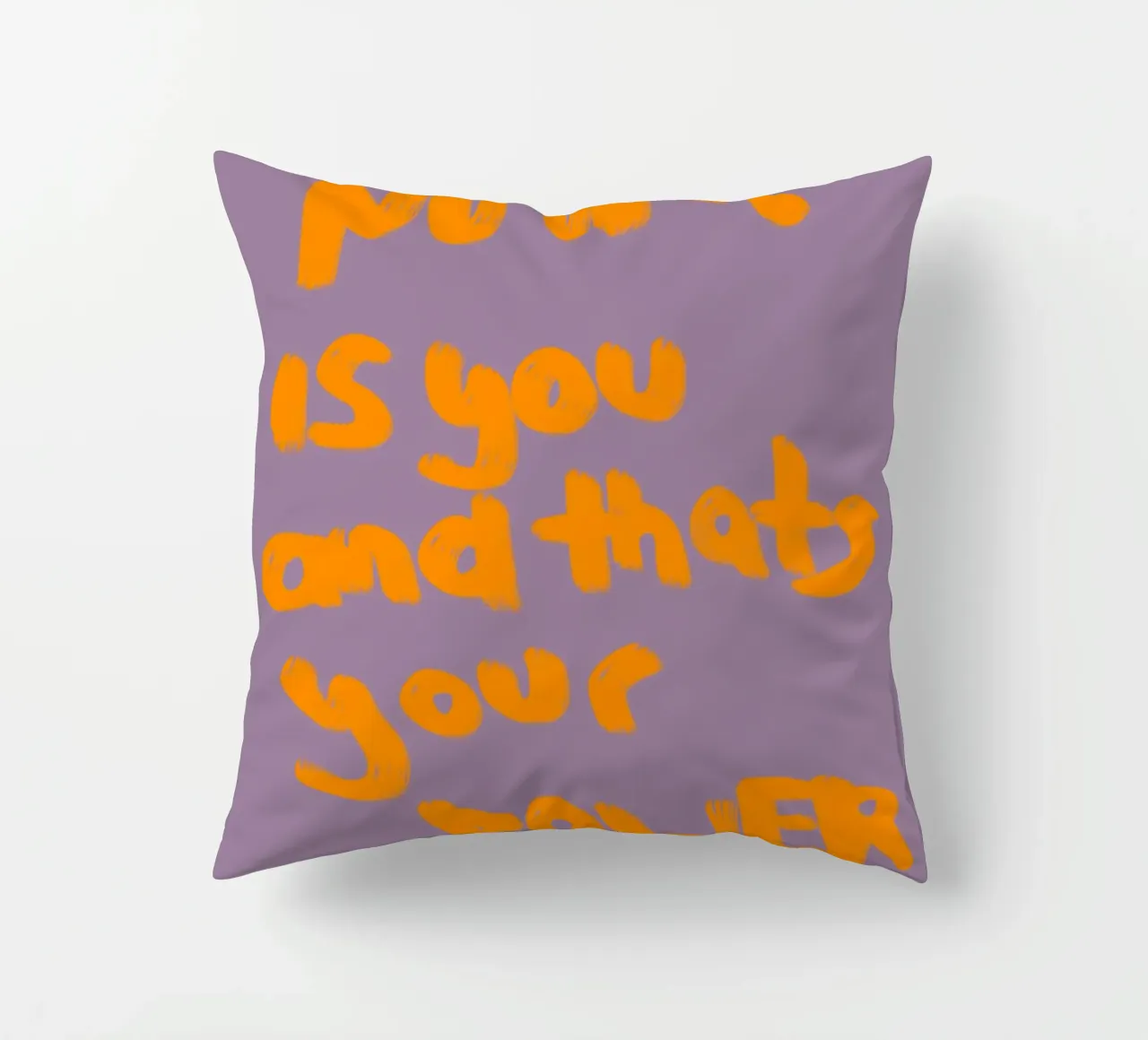 No one is you and that's your power cuscino da Hej Ibiza by Ute Arnold