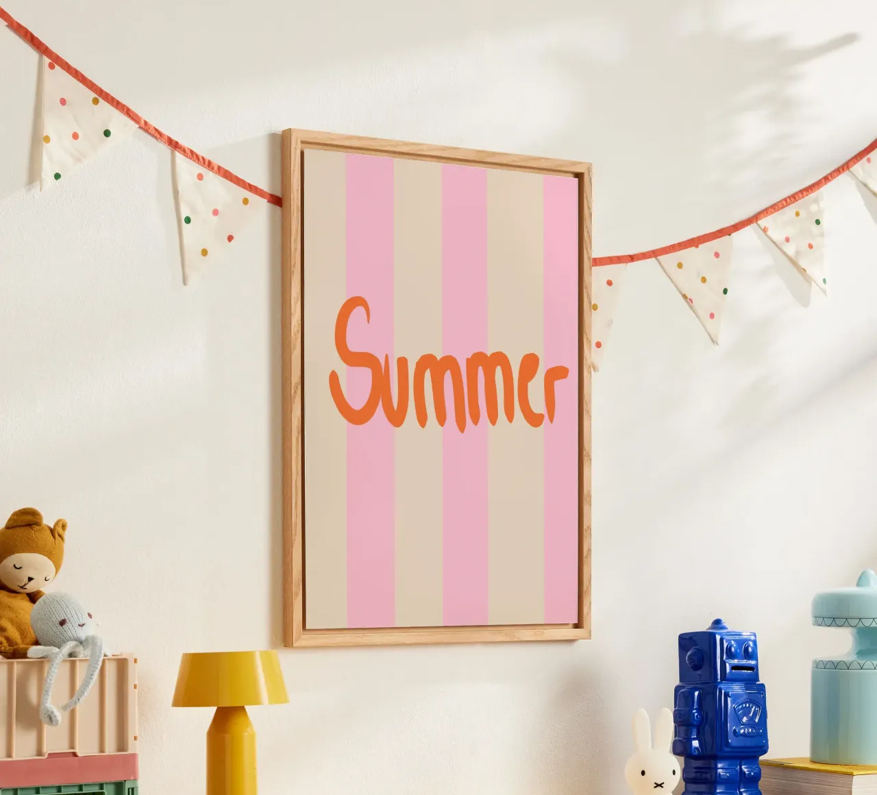 Summer stripes plexiglass da Hej Ibiza by Ute Arnold