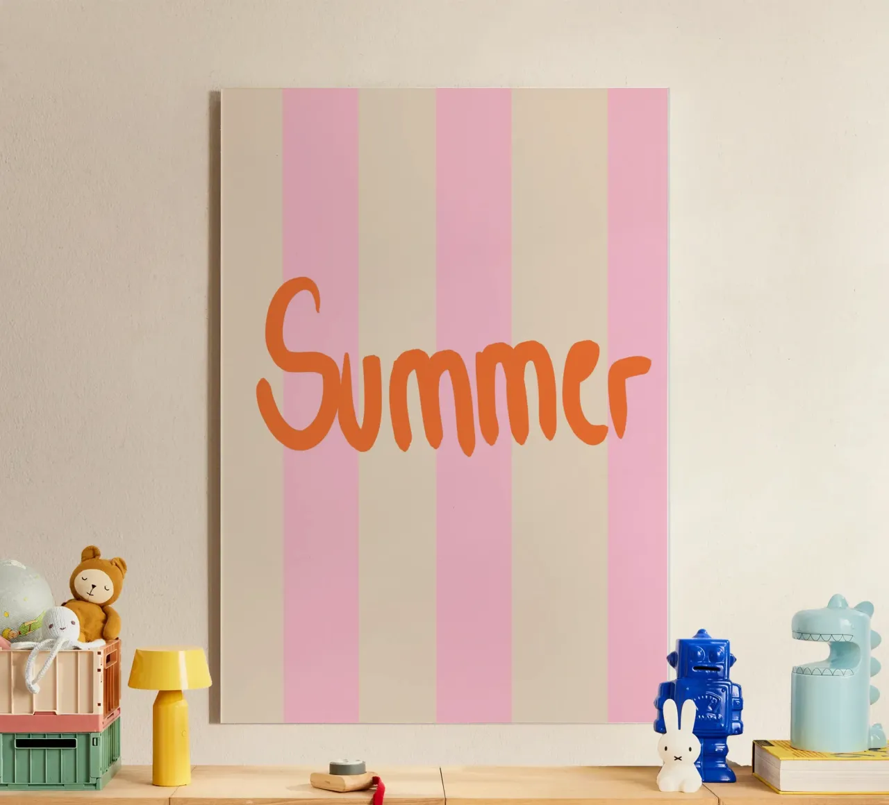 Summer stripes plexiglass da Hej Ibiza by Ute Arnold