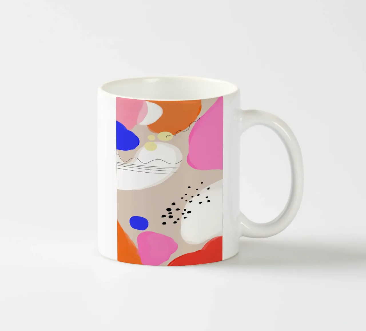 Colorful Desert tazza in ceramica da Hej Ibiza by Ute Arnold
