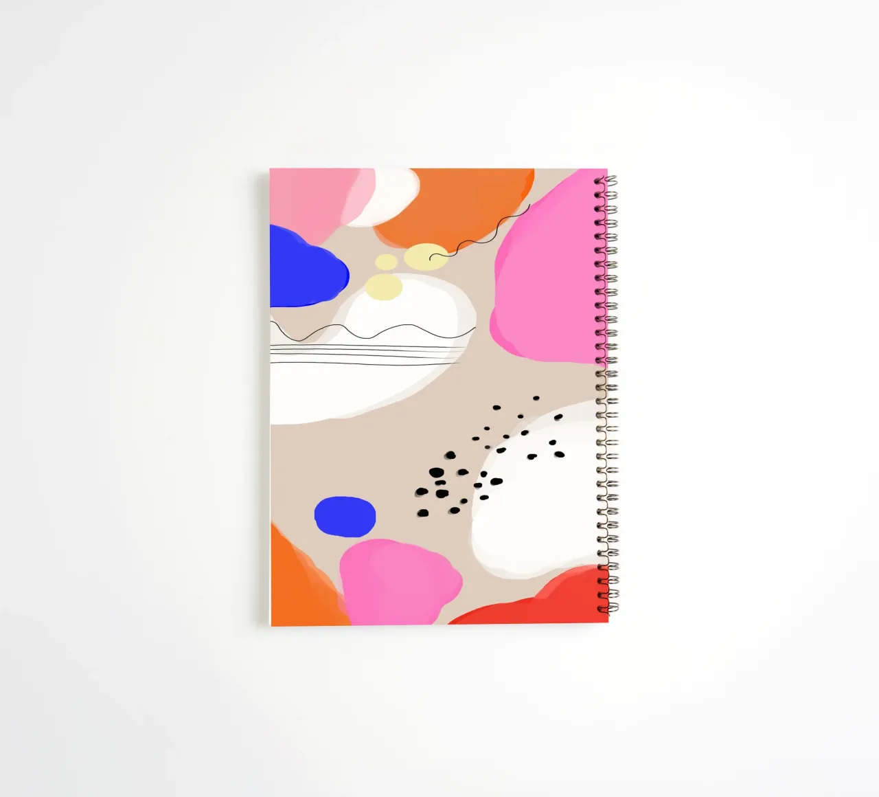 Colorful Desert notitieboek met spiraal van Hej Ibiza by Ute Arnold