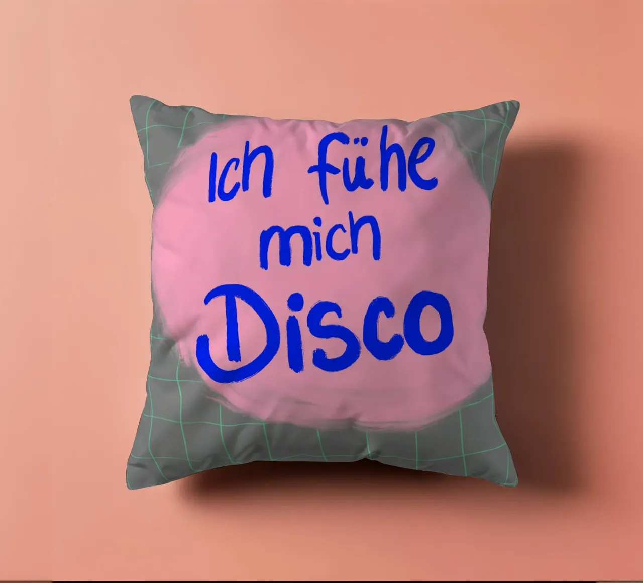 Ich fühl mich Disco cuscino da Hej Ibiza by Ute Arnold