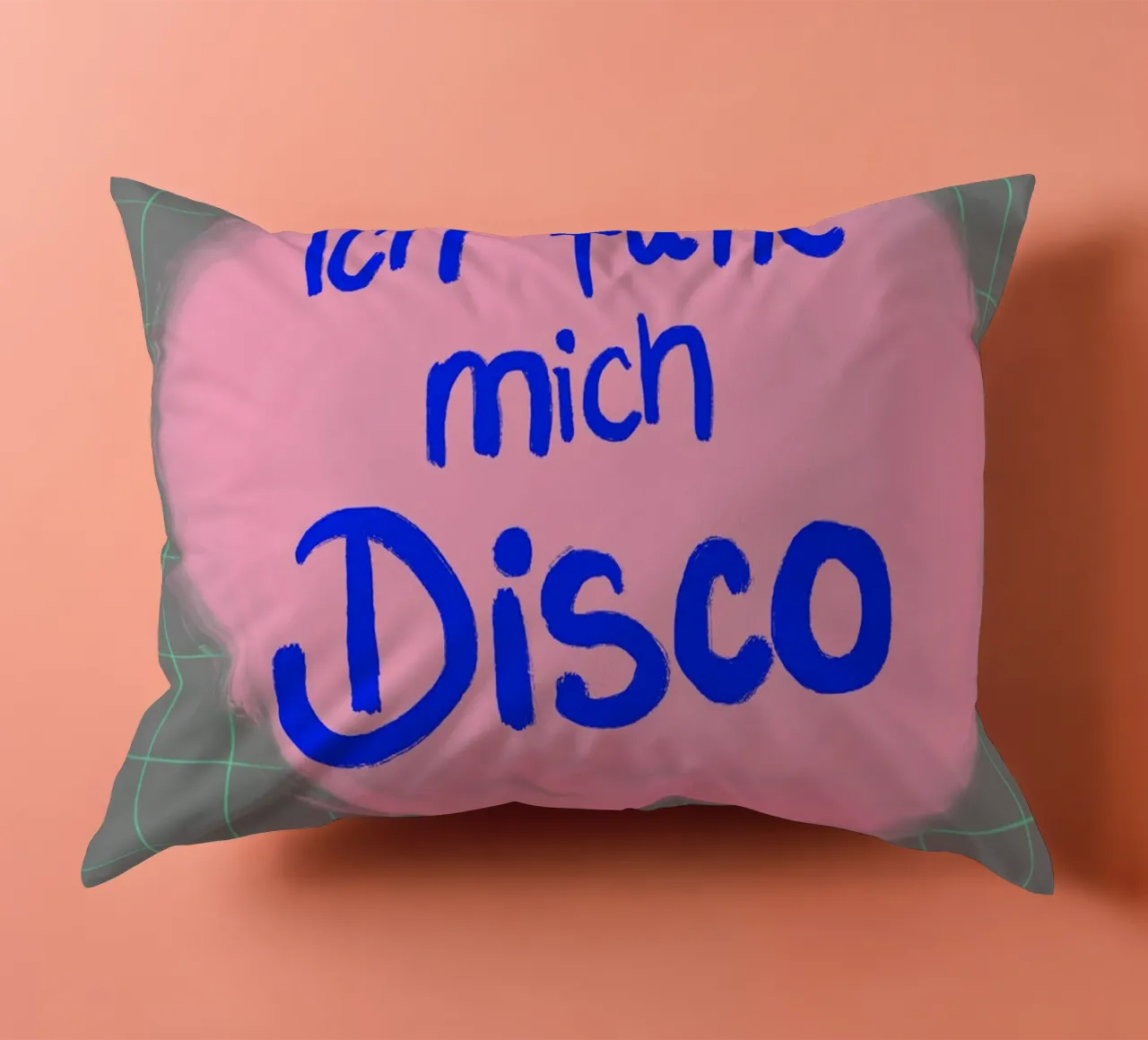 Ich fühl mich Disco cuscino da Hej Ibiza by Ute Arnold