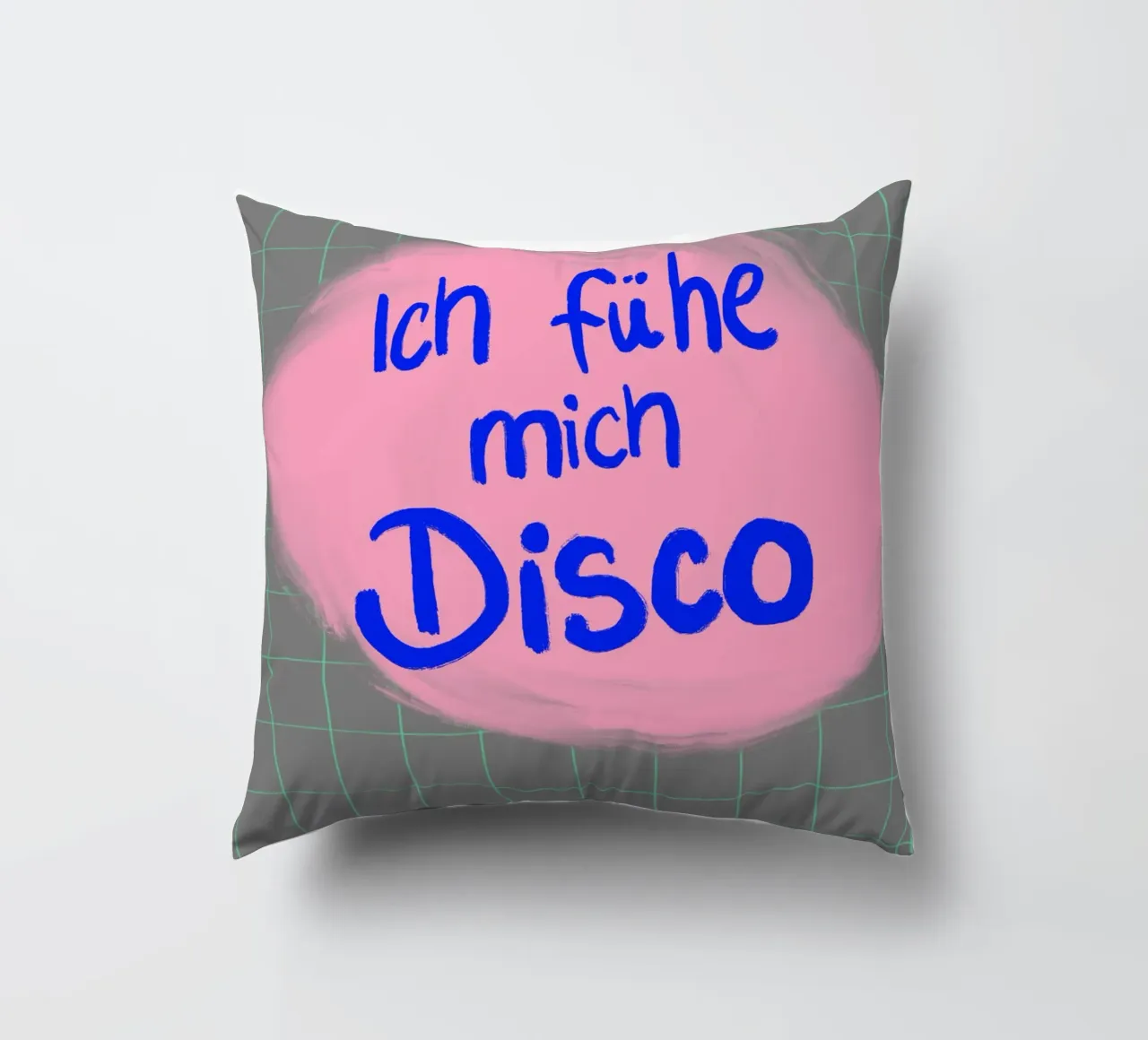 Ich fühl mich Disco cuscino da Hej Ibiza by Ute Arnold
