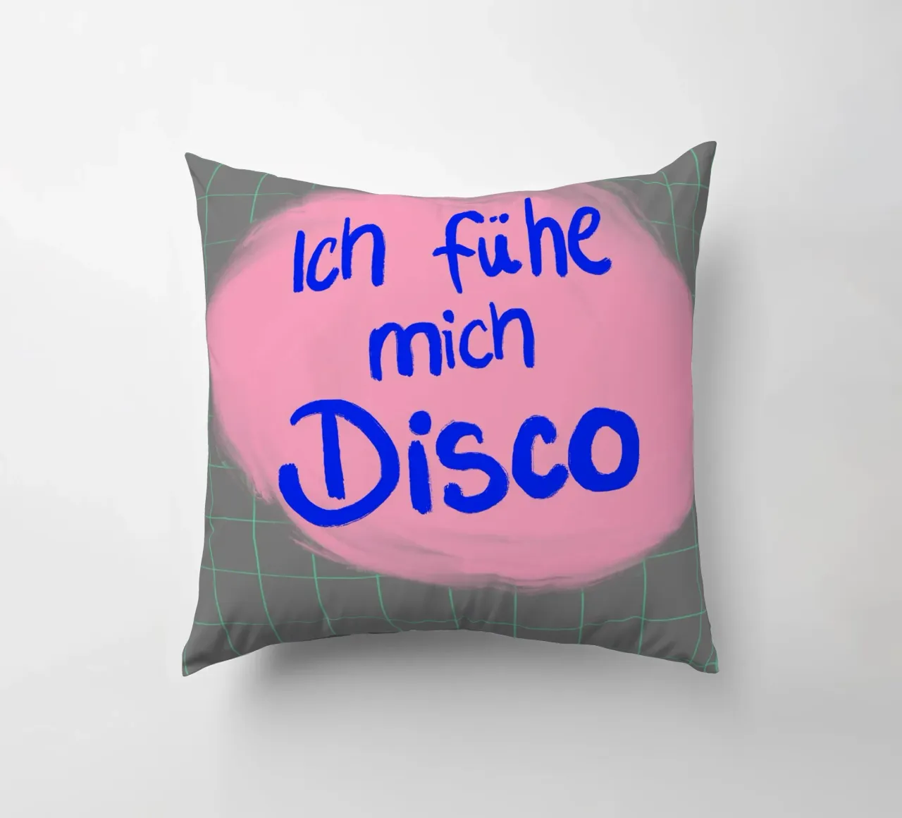 Ich fühl mich Disco cuscino da Hej Ibiza by Ute Arnold
