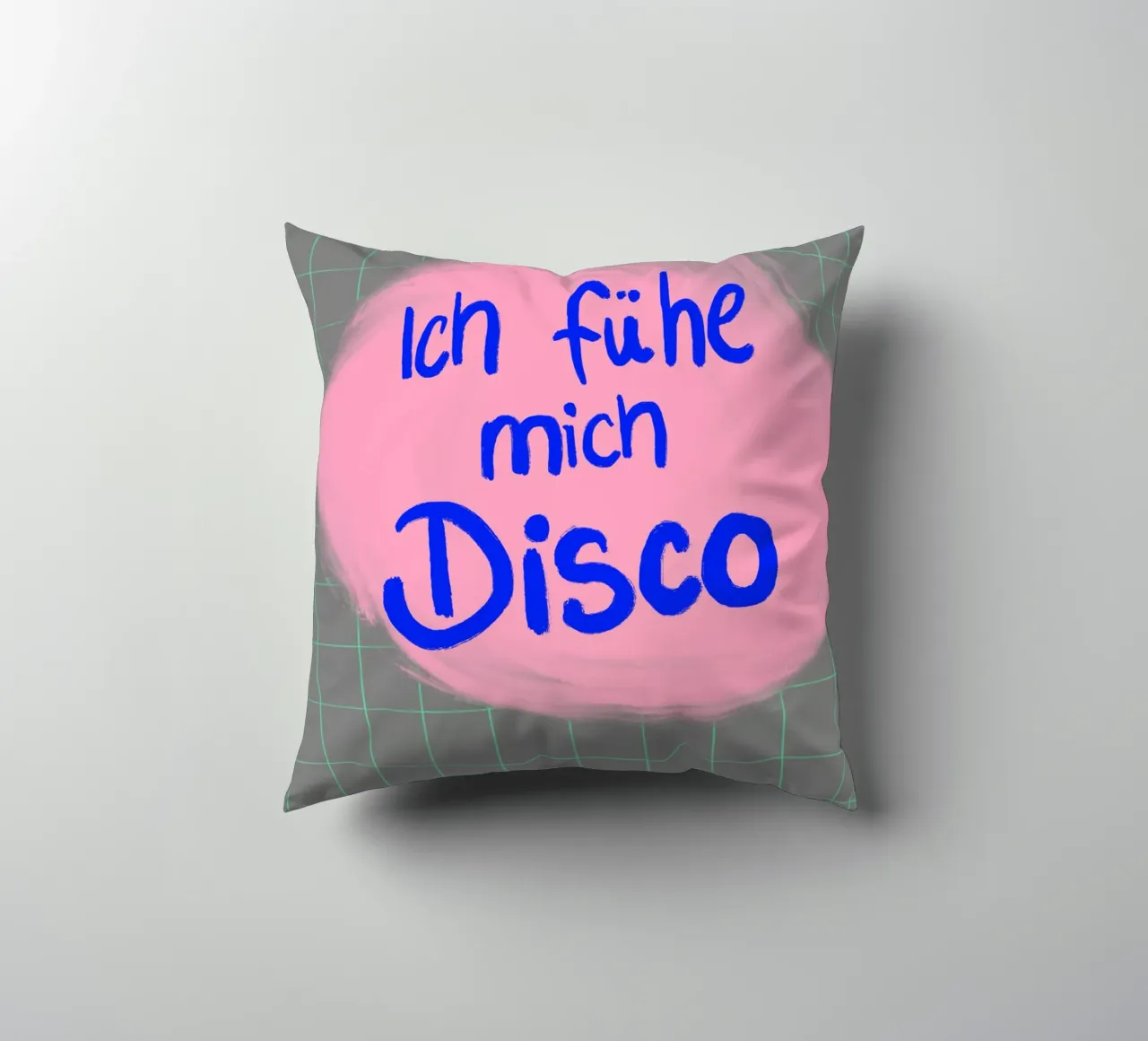 Ich fühl mich Disco cuscino da Hej Ibiza by Ute Arnold