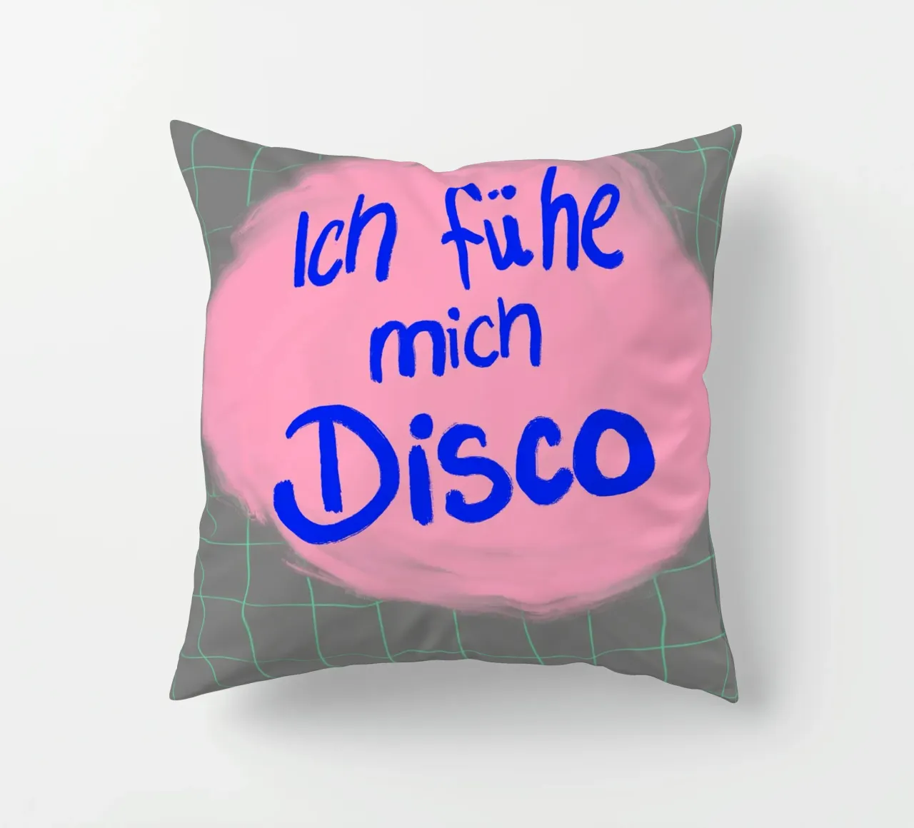 Ich fühl mich Disco cuscino da Hej Ibiza by Ute Arnold