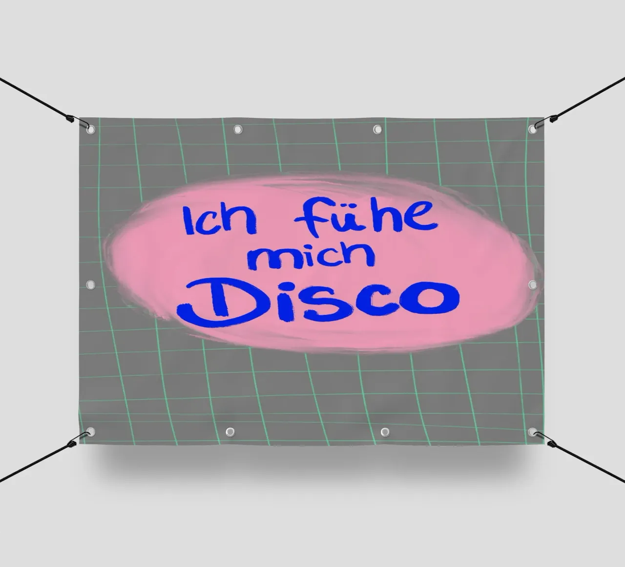 Ich fühl mich Disco telo in pvc da Hej Ibiza by Ute Arnold