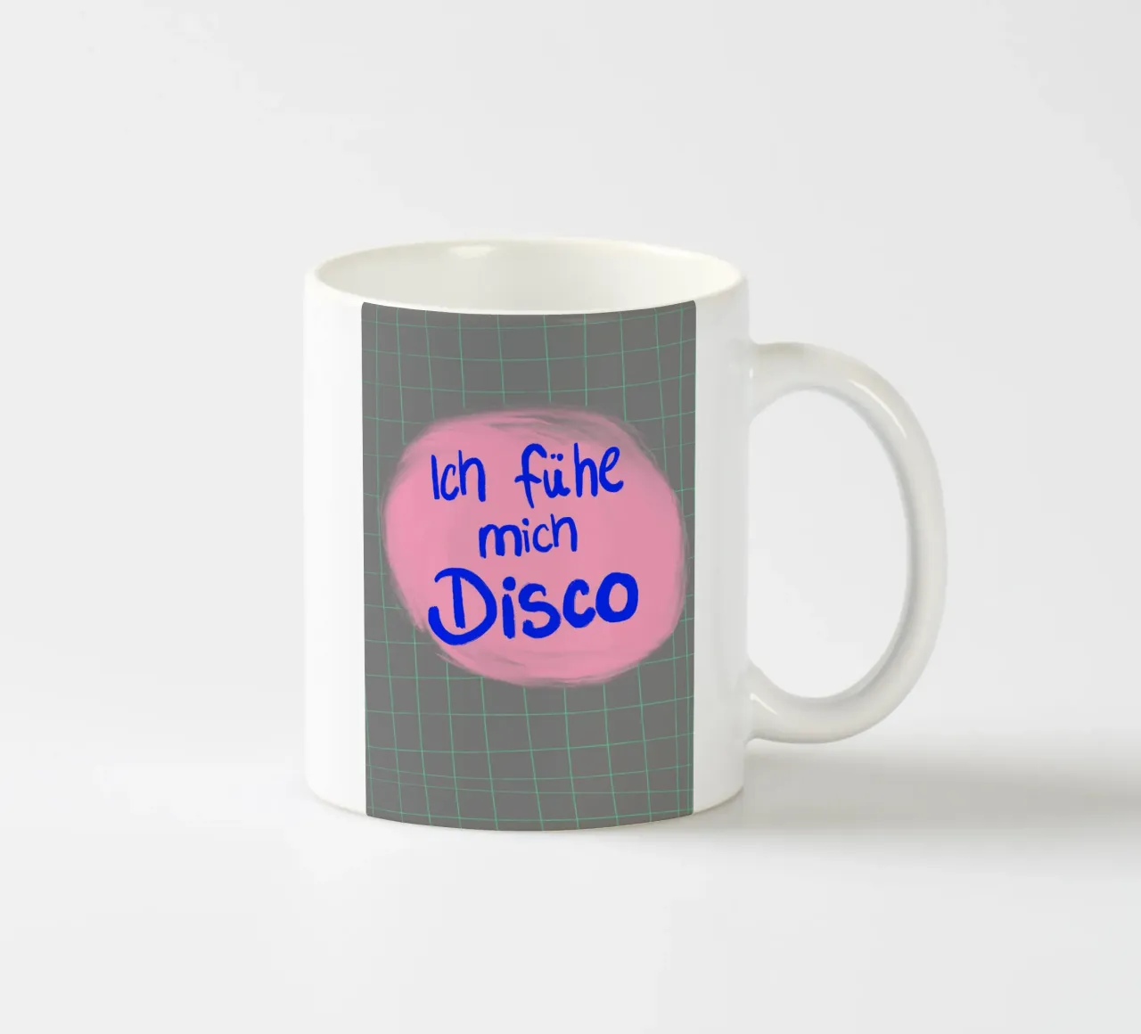 Ich fühl mich Disco tazza in ceramica da Hej Ibiza by Ute Arnold