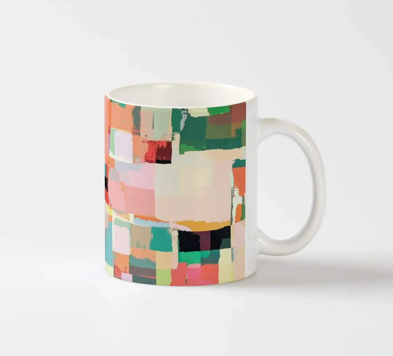 Pittura astratta n. 9 tazza in ceramica da Metron