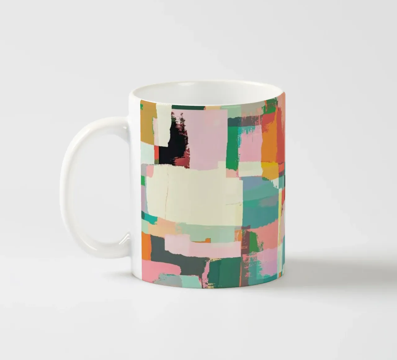Pittura astratta n. 9 tazza in ceramica da Metron