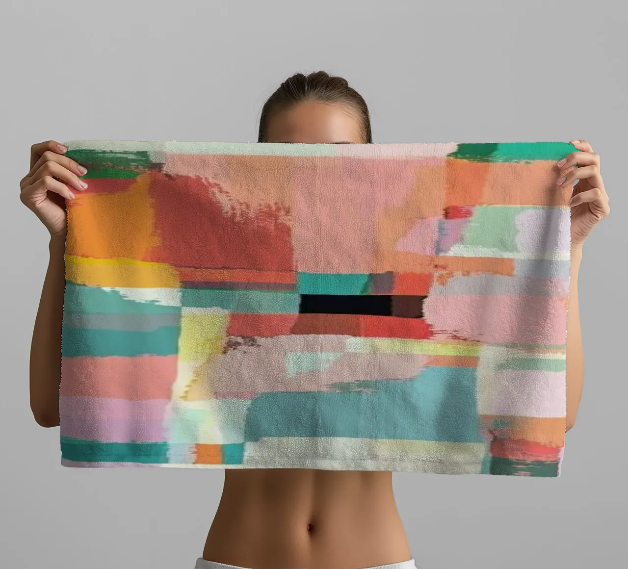 Pintura abstracta nº 9 toalla de baño de Metron