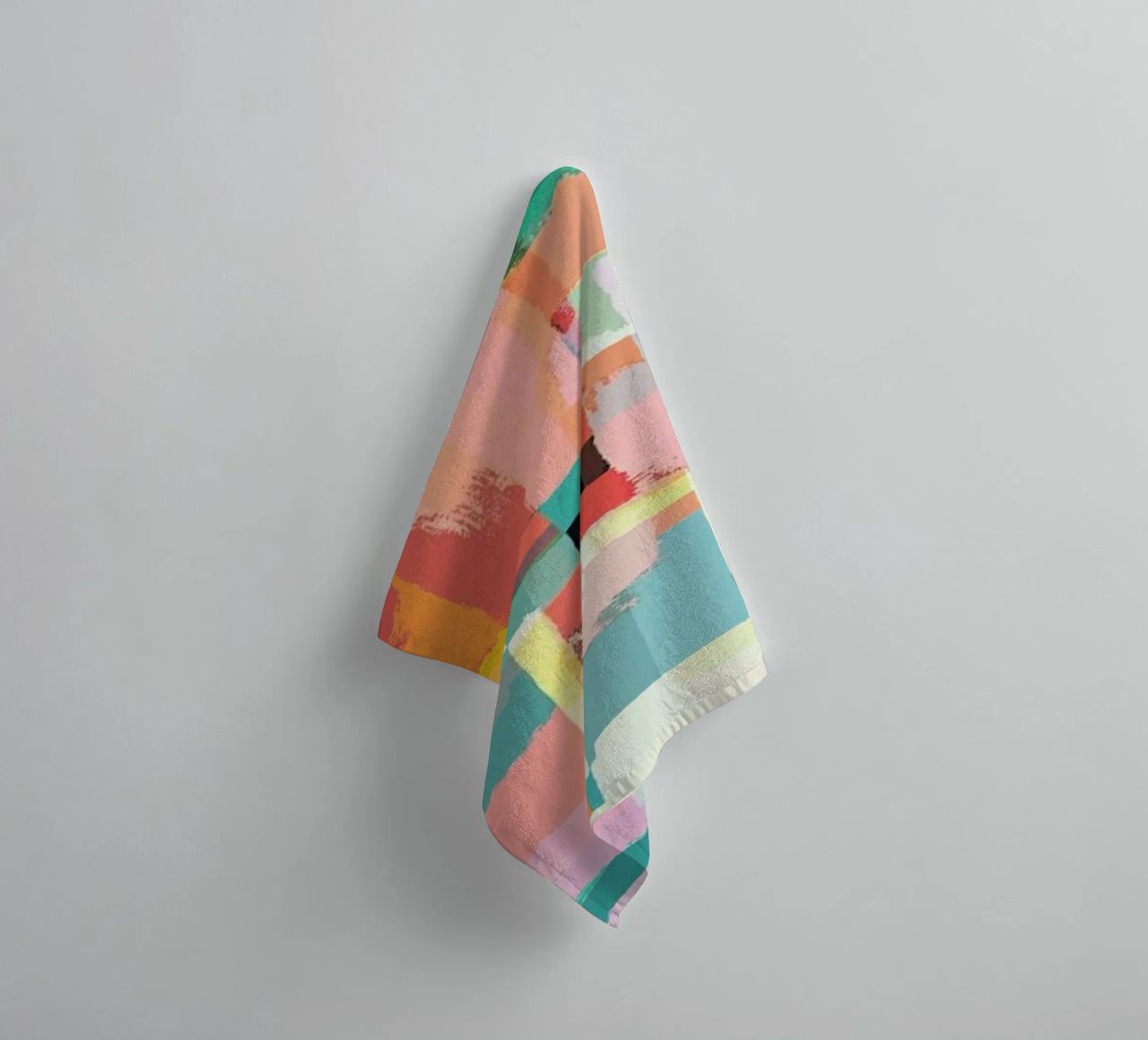 Abstract Painting No.9 towel by Metron