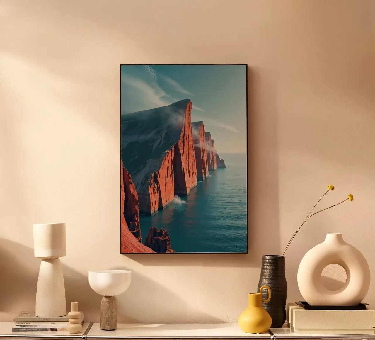 The Rugged Coastline of Sylt plexiglass da AlbertKlee