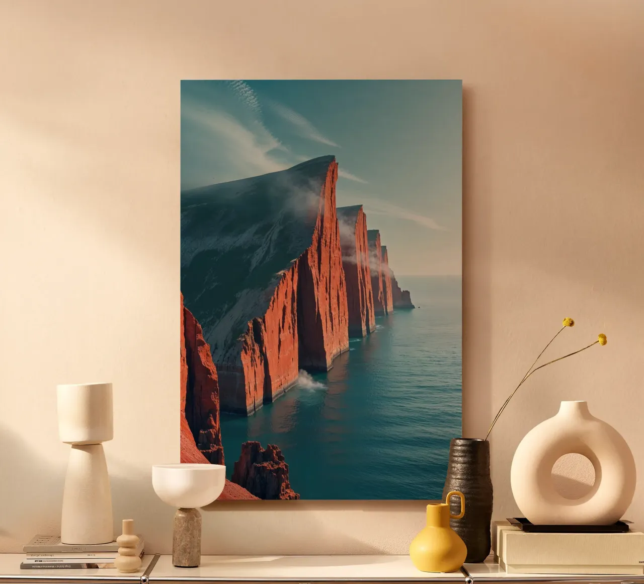 The Rugged Coastline of Sylt alluminio dibond da AlbertKlee