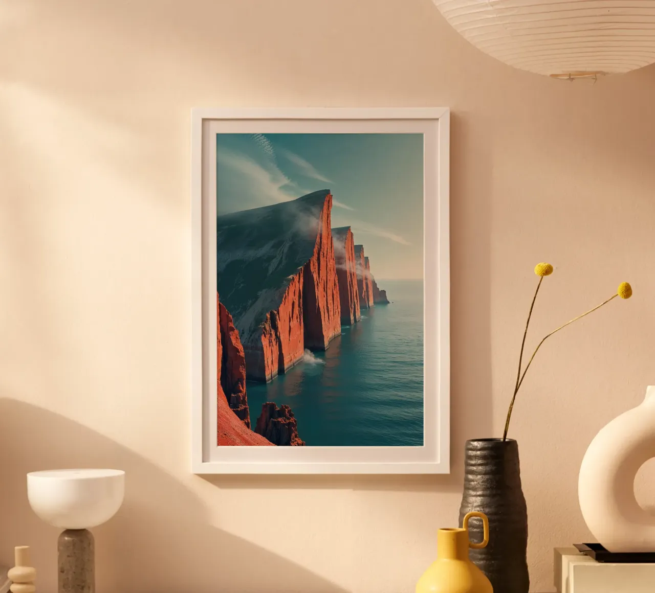 The Rugged Coastline of Sylt carta hahnemühle da AlbertKlee