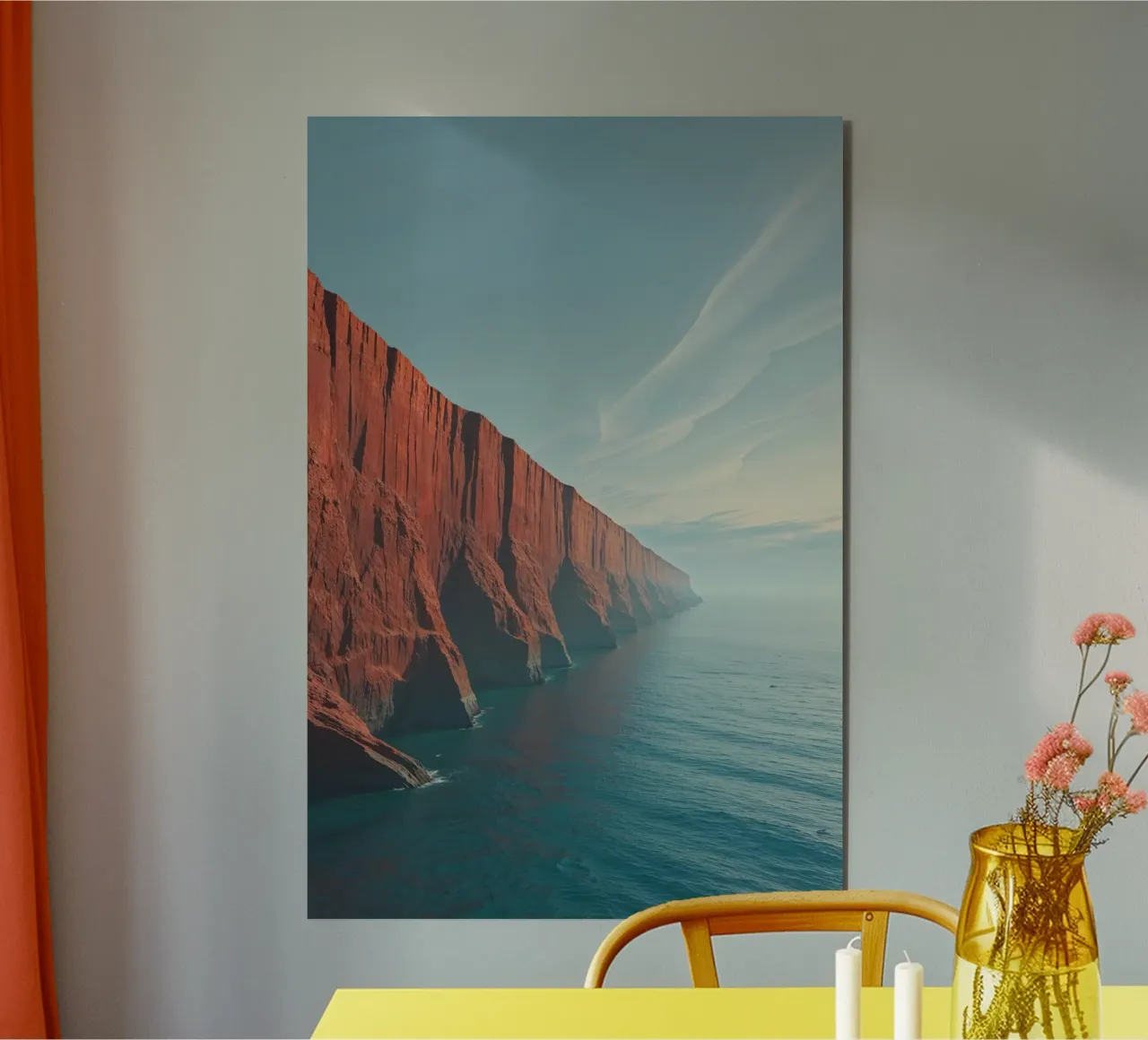Sylt’s Towering Red Cliffs pannello forex da AlbertKlee
