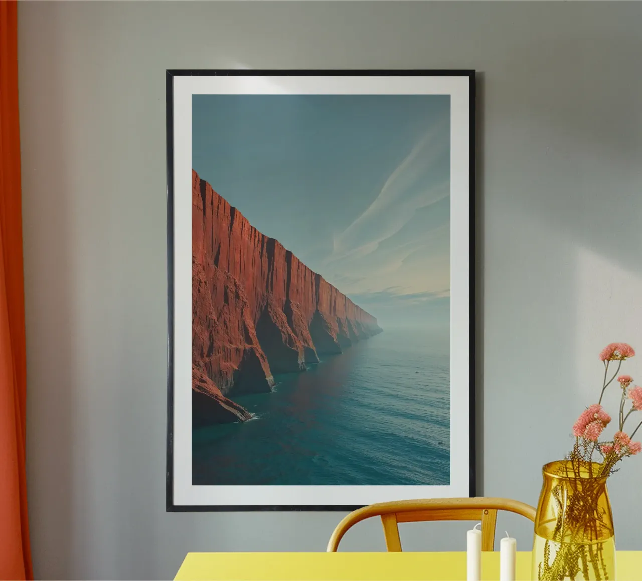 Sylt’s Towering Red Cliffs poster da AlbertKlee