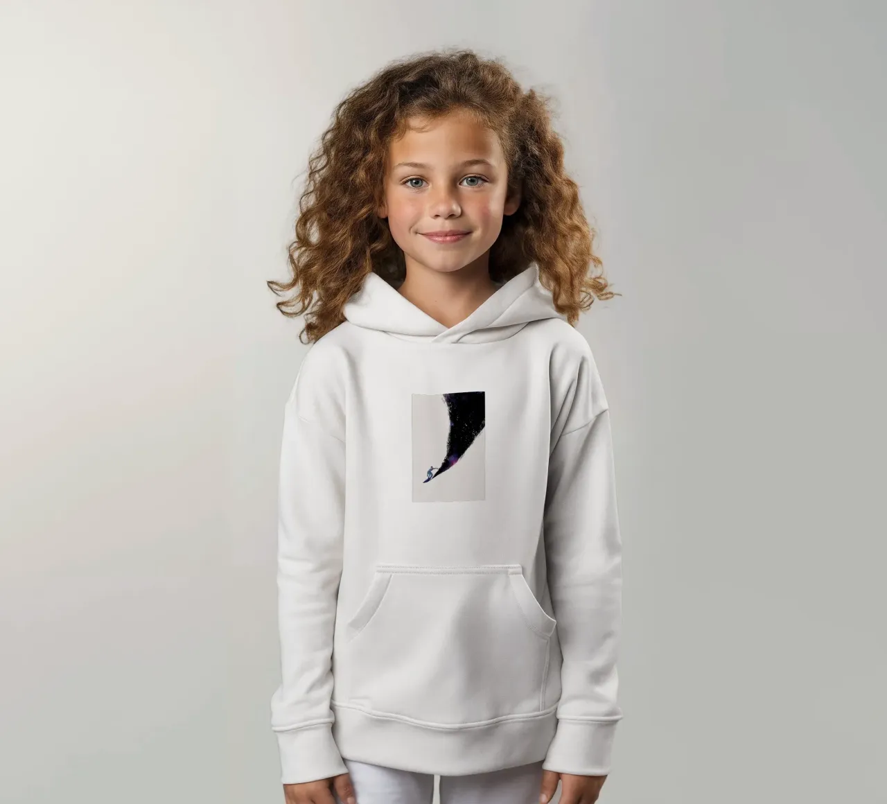 Surfing the Universe kids hoodie by Róbert Farkas