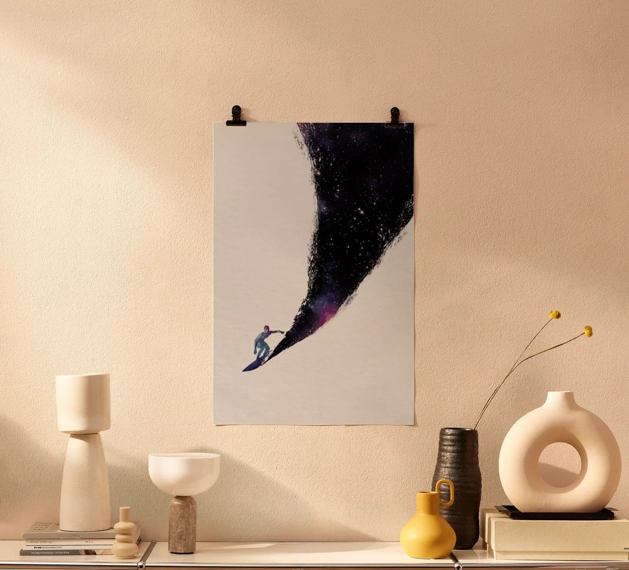 Surfing the Universe Poster von Róbert Farkas