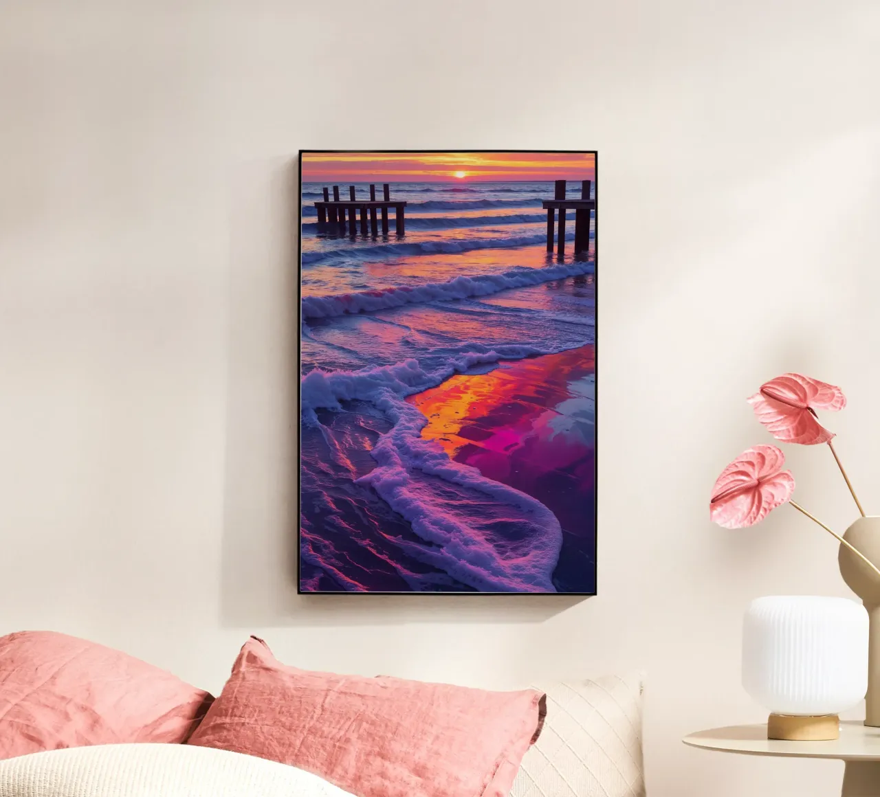 Dancing Waves of Westerland’s Shoreline plexiglass da AlbertKlee