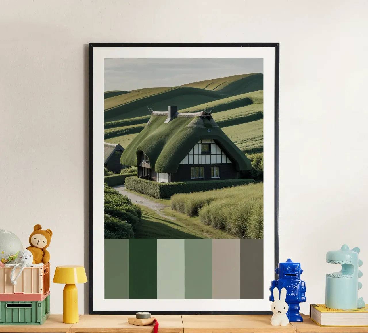 Traditional Thatched Homes of Sylt poster da AlbertKlee