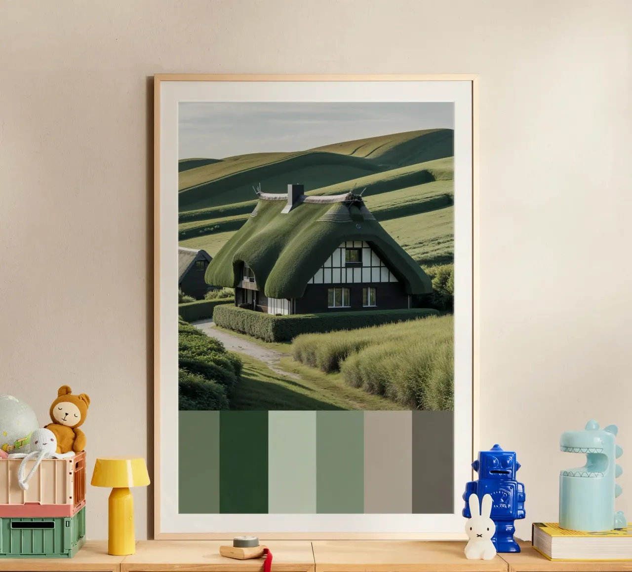 Traditional Thatched Homes of Sylt poster da AlbertKlee