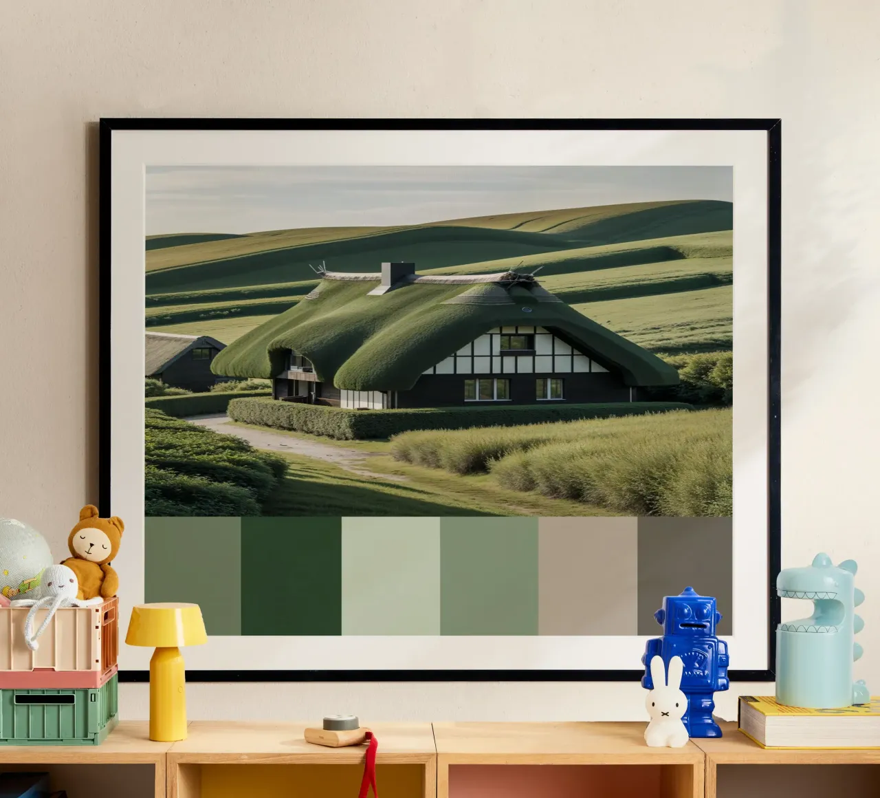 Traditional Thatched Homes of Sylt poster da AlbertKlee