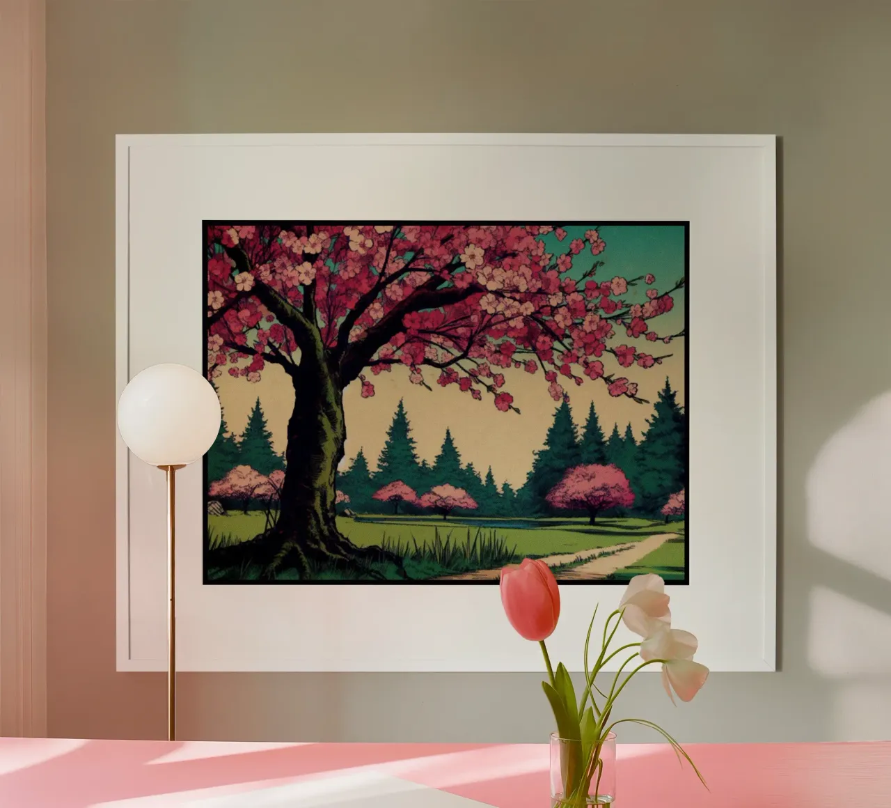 Sakura - Impression d'affiches vintage poster de posterprints-by-nomad