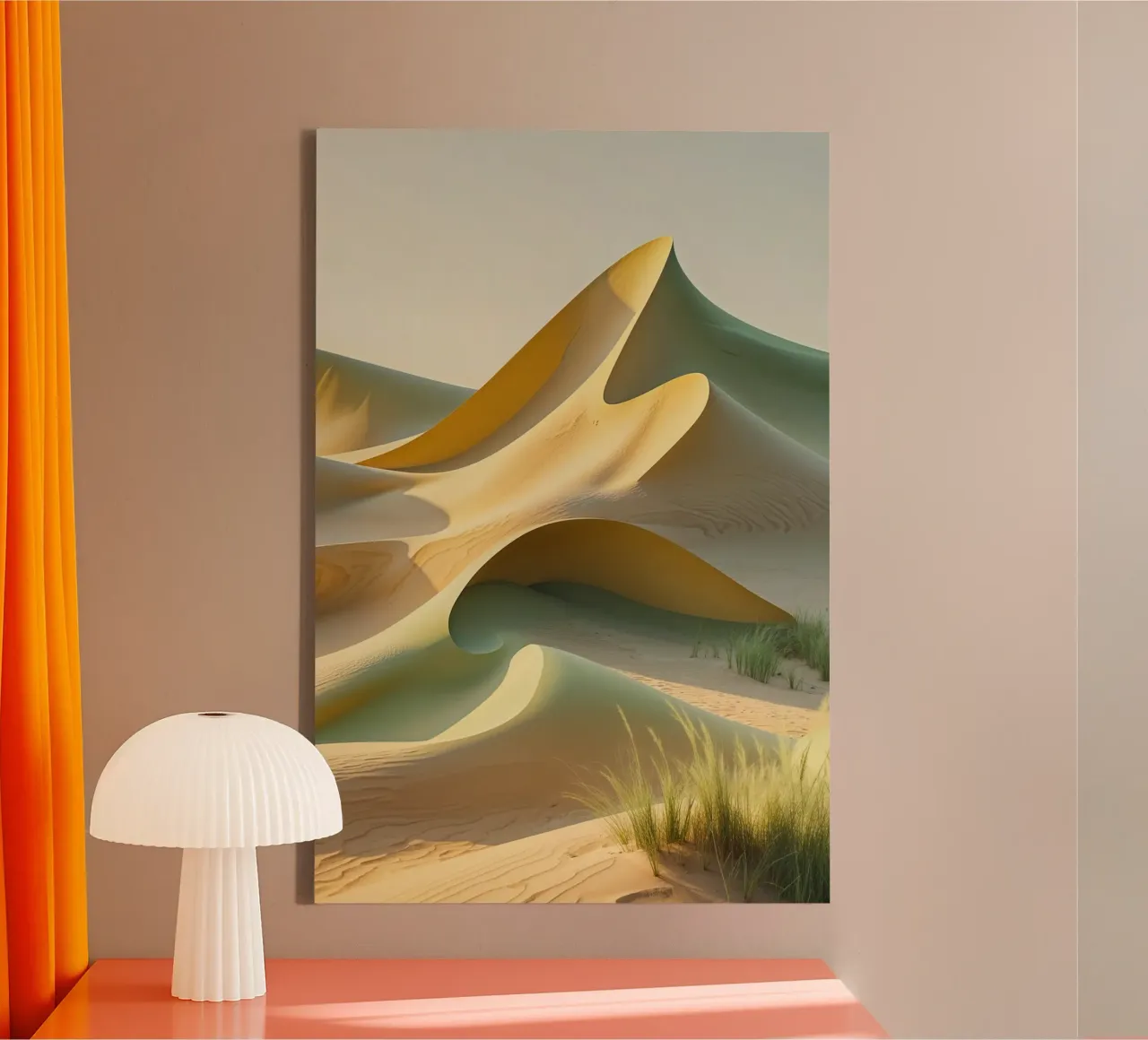 Flowing Sand Dunes of Sylt canvas by AlbertKlee