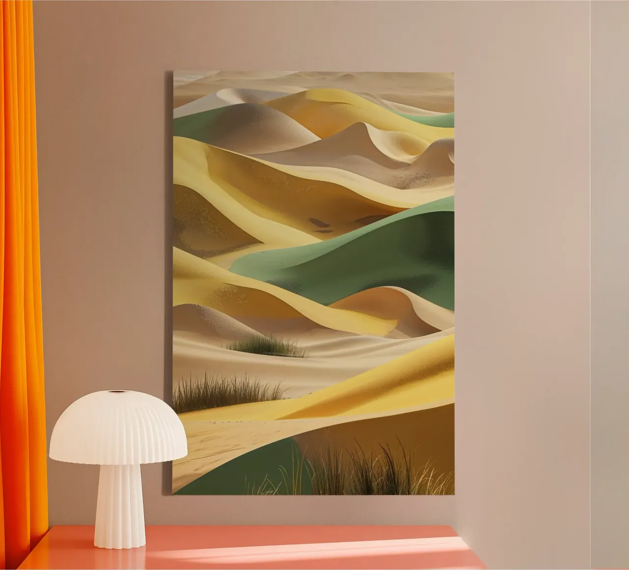 Sculpted Sand Waves of Sylt tela con Cornice a cassetta da AlbertKlee