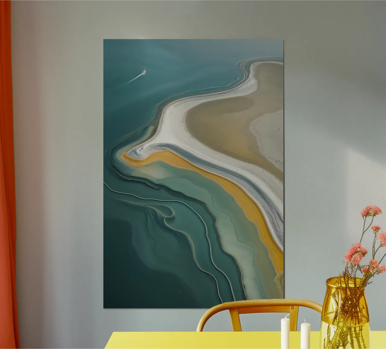 Flowing Tides of Sylt carta hahnemühle da AlbertKlee