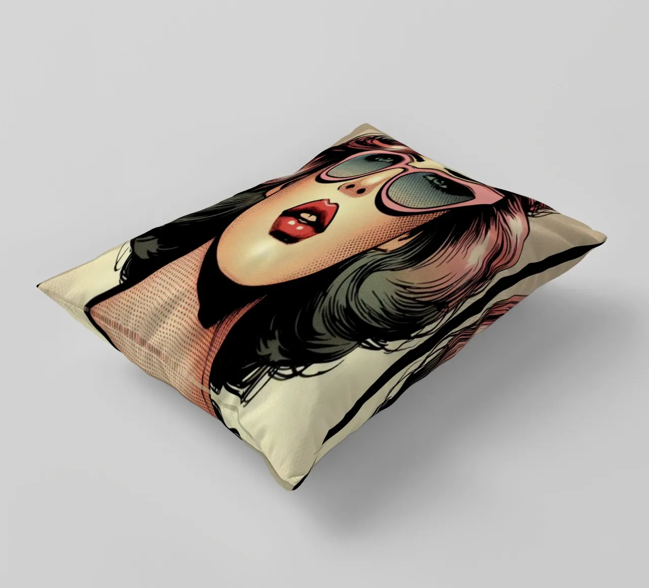 Bellezza - Stampa poster d'epoca cuscino da posterprints-by-nomad