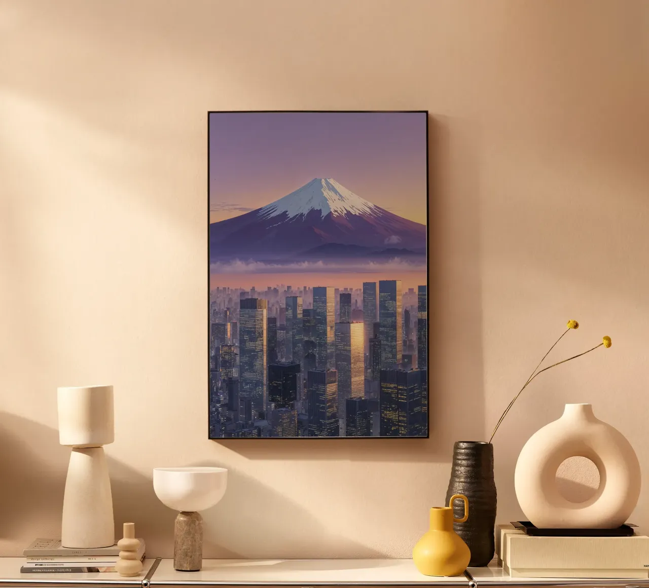 Mount Fuji at Dawn – A Hyperrealistic Masterpiece plexiglass da AlbertKlee