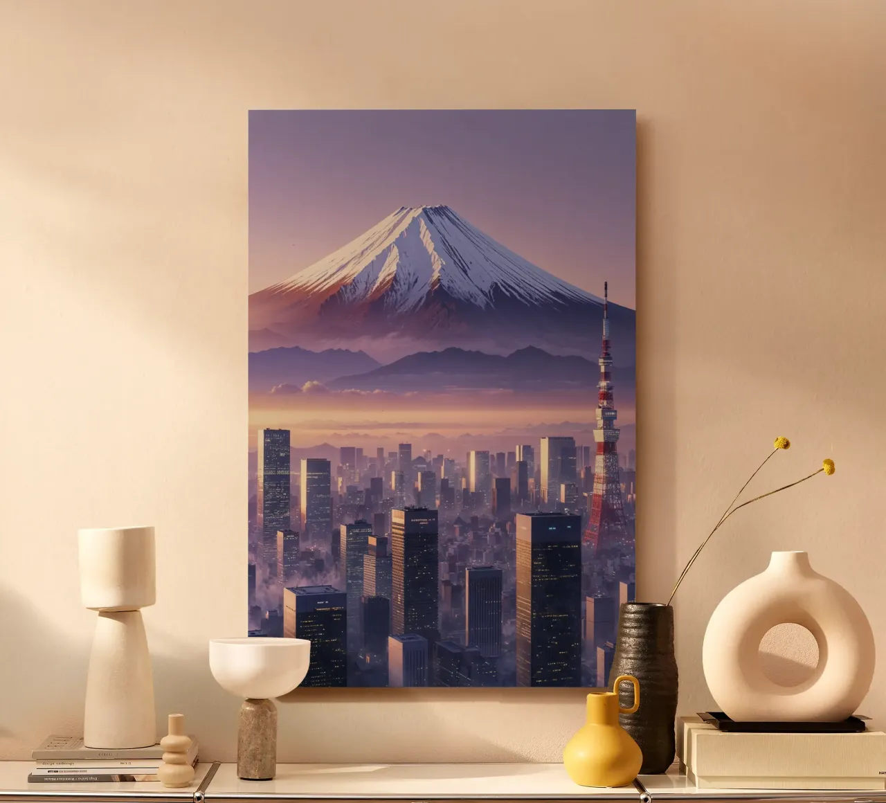 The Spirit of Mount Fuji – A Hyperrealistic Vision alluminio dibond da AlbertKlee